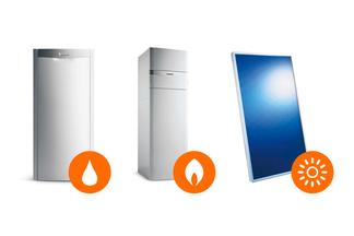 Öl- und Gas-Brennwert und Solar(wärme) 