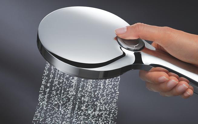 Nahaufnahme Handbrause 