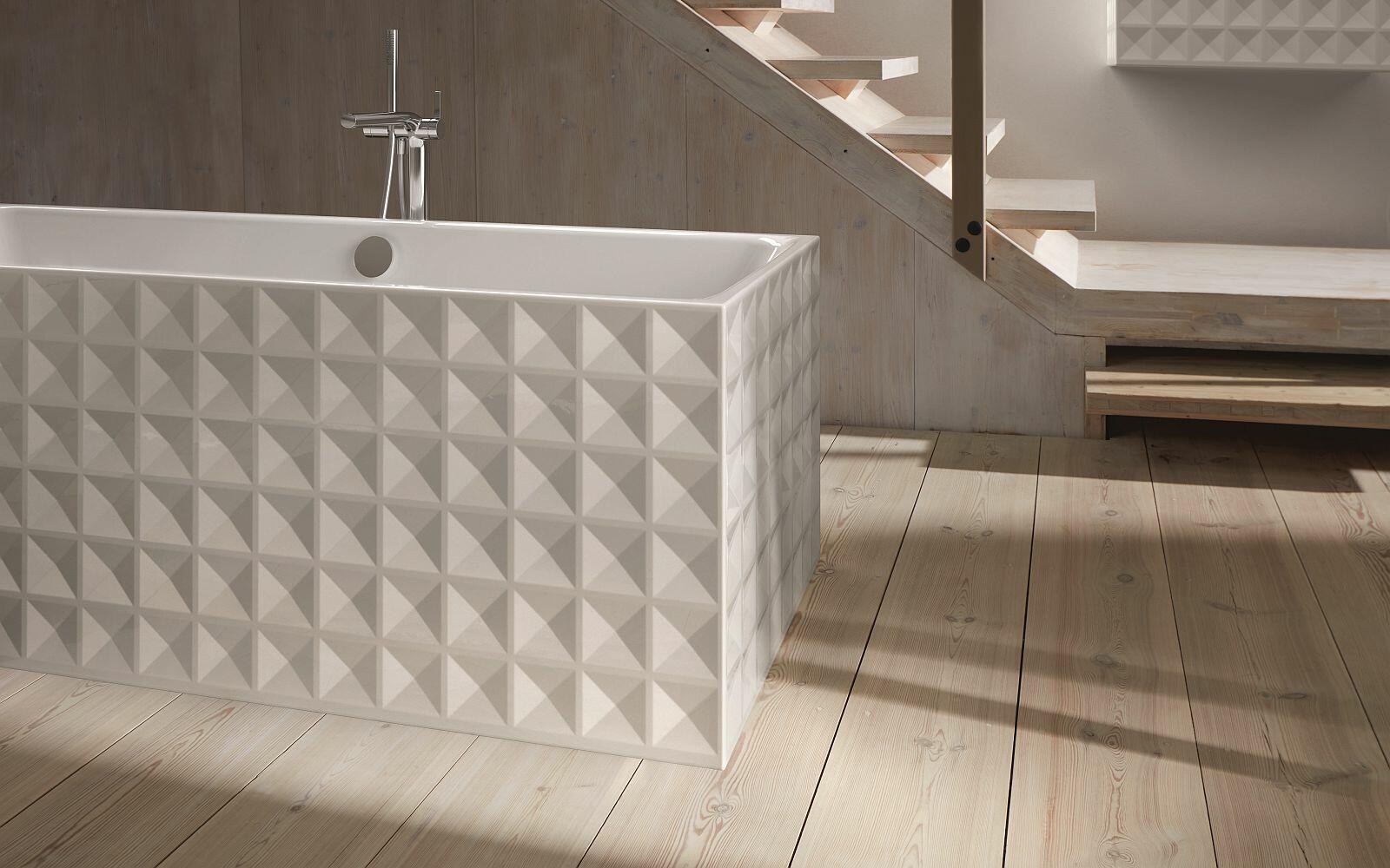 Wanne BetteLoft Ornament (weiß)